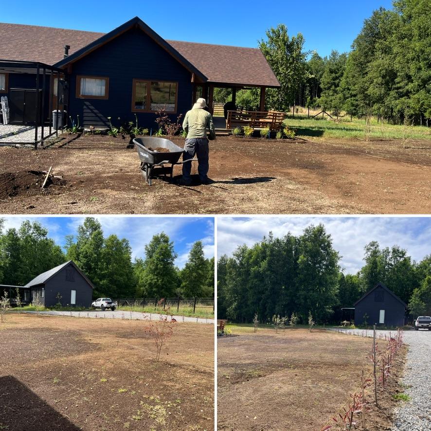 Avance del proyecto integral de jardines en Villarrica