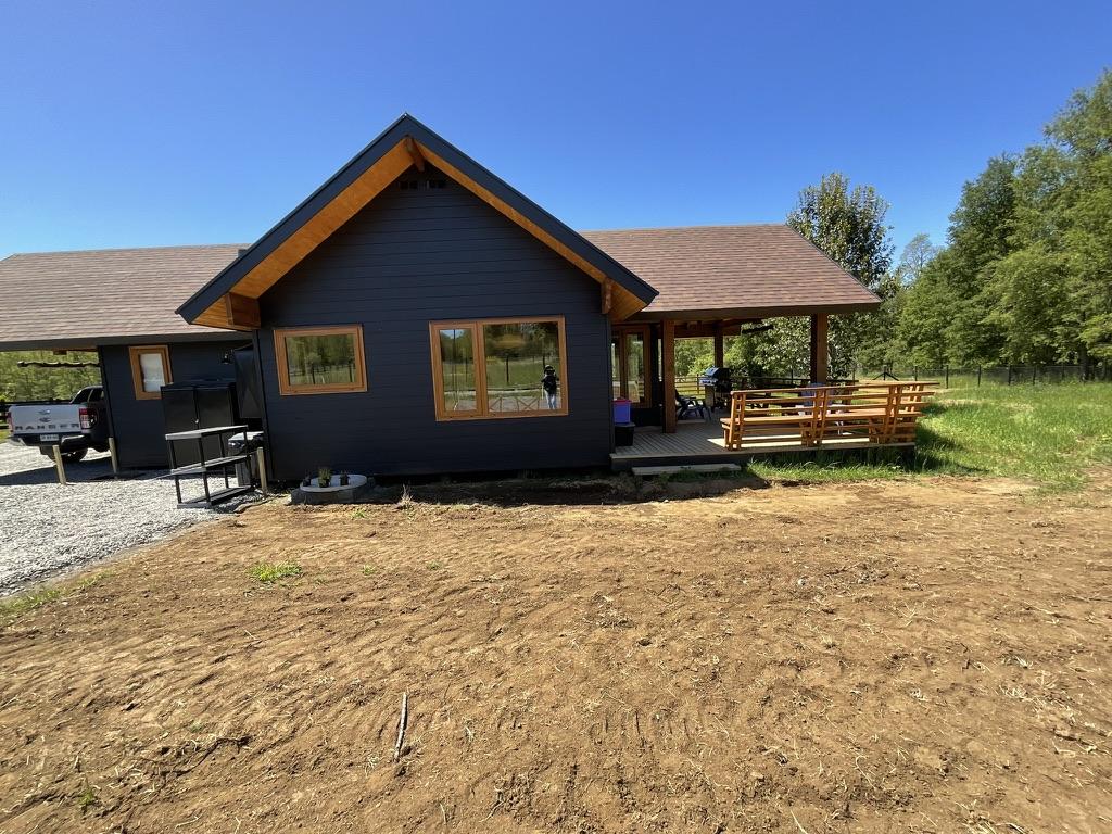 Jardín residencial en Villarrica previo a intervención