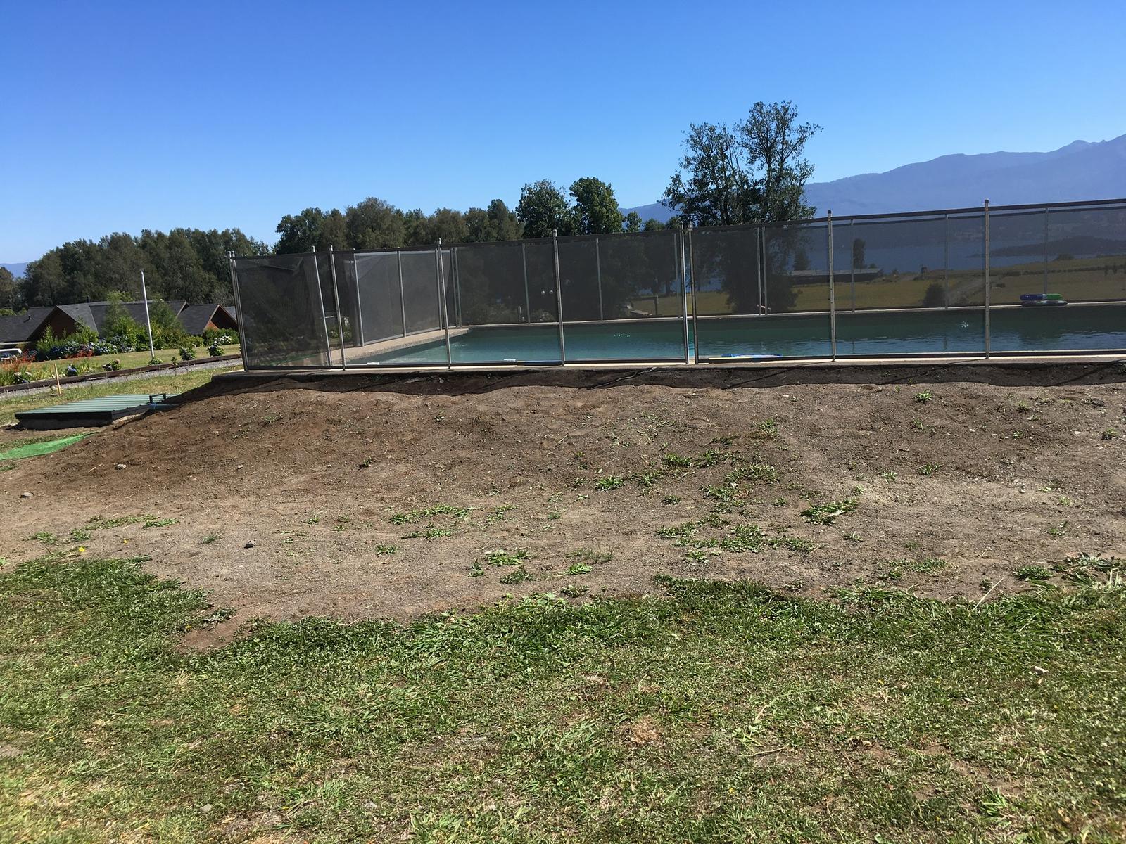 Jardín familiar antes de mejoramiento integral